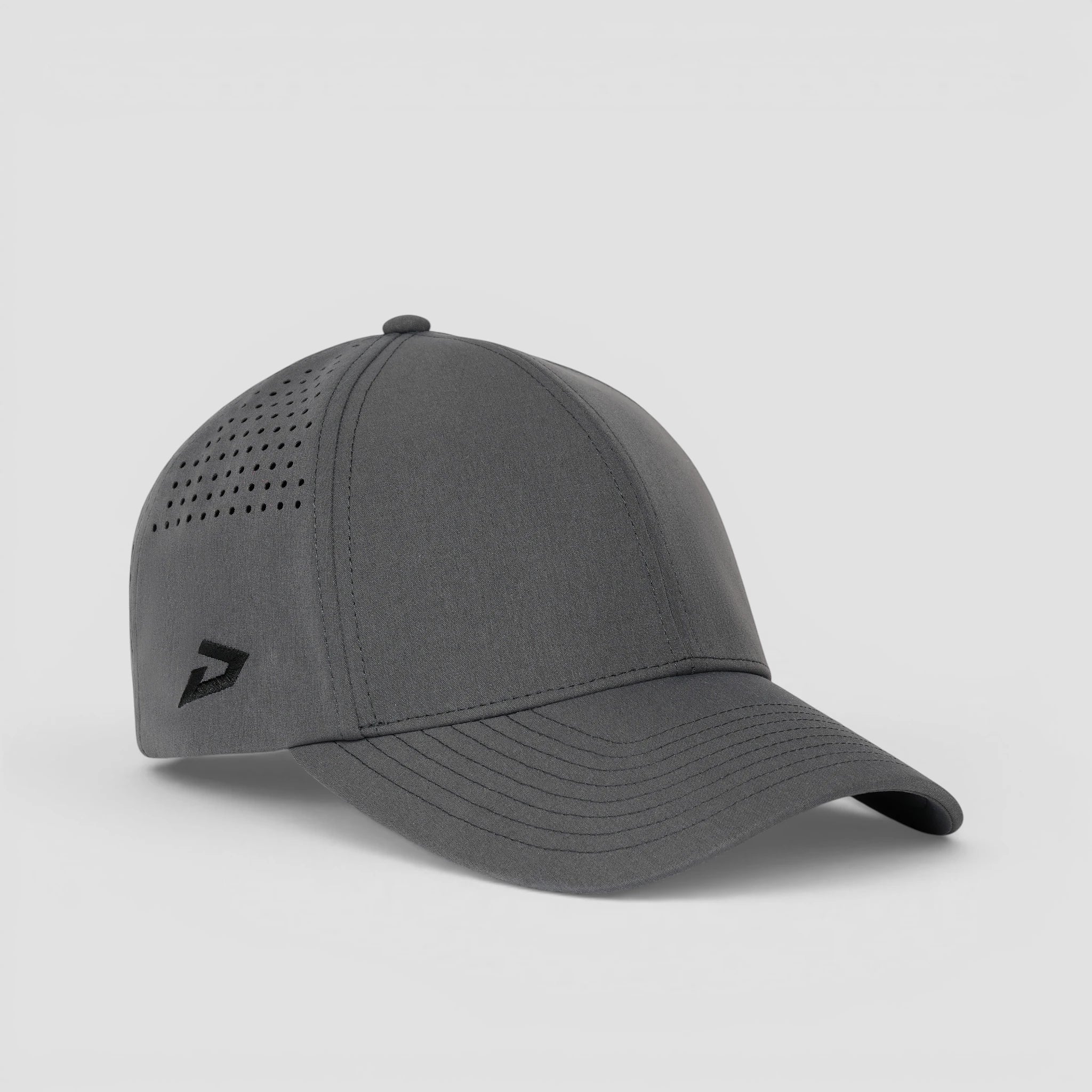 Dukonic E61 HydroVent Cap — premium 6-panel cap in charcoal gray #charcoal-gray